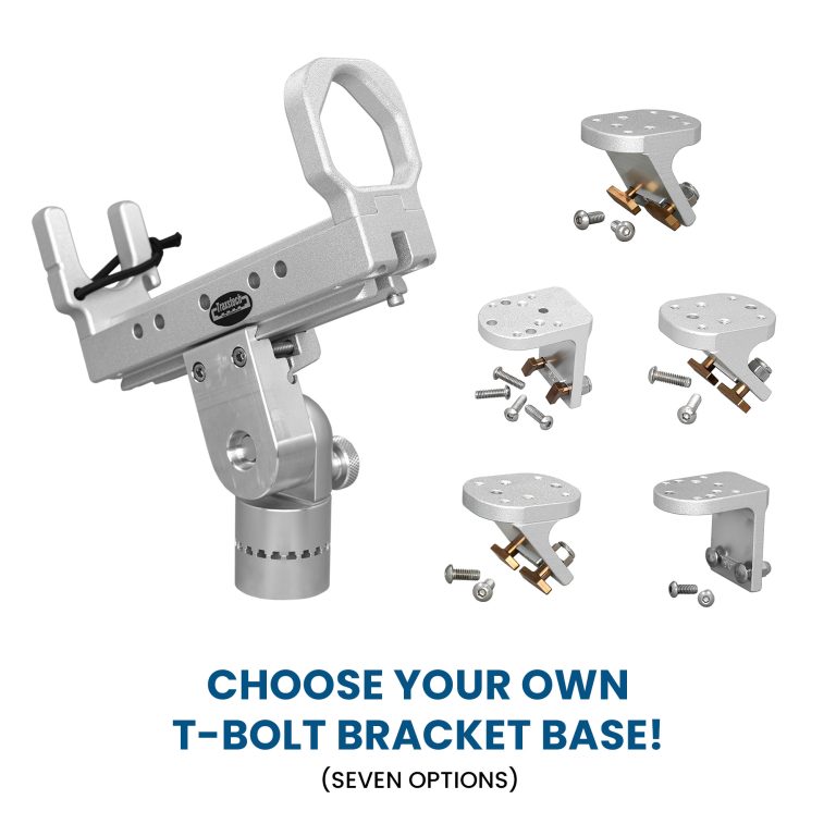 Mount 3 WCSALT 500 A T Bolts West Coast Rod Holders